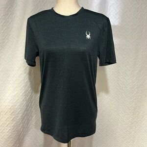 Spyder Active T Shirt Pit To Pit 18 1/2” Green S/M